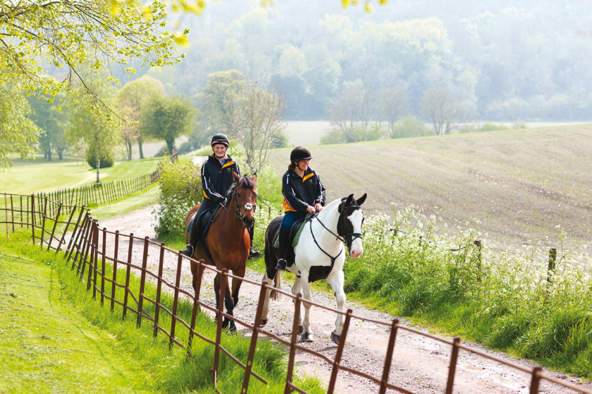 Milton Abbey equestrians